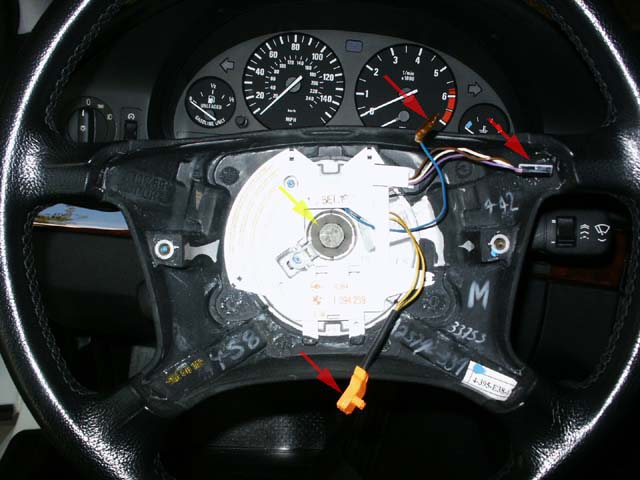 How do i remove a bmw steering wheel with airbag #2