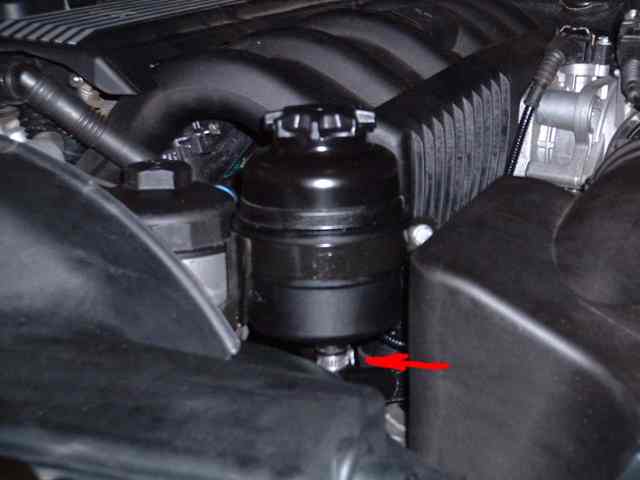 Bmw e39 power steering fluid change #5